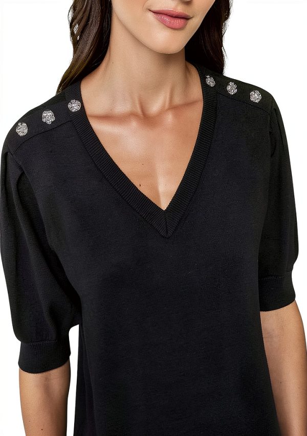 Karl Lagerfeld Paris Womens Sweater Casual Luxury Versatile-4