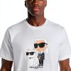 Karl Lagerfeld Paris Mens T-Shirt Graphic Design Casual-3