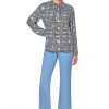Karl Lagerfeld Paris Blouse Long Sleeve Soft Suiting Womens-1