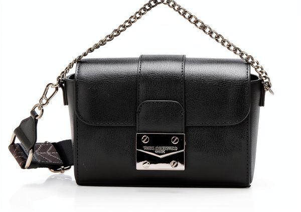 Karl Lagerfeld Paris Crossbody Handbag Black Womens Everyday-0