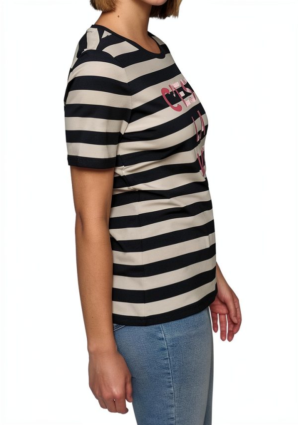 Karl Lagerfeld Paris Womens T-Shirt Soft Casual Short Sleeve-2