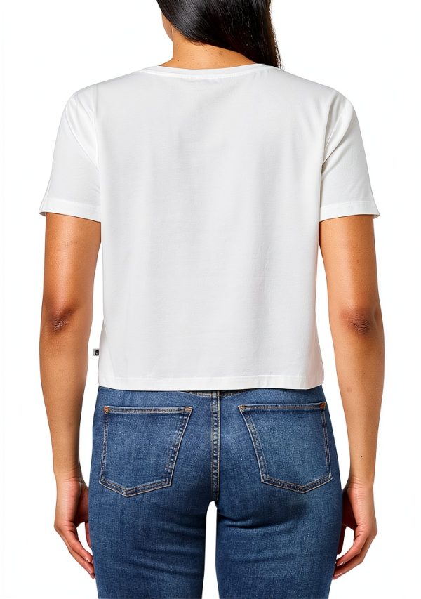 Karl Lagerfeld Paris Womens Shirt Flattering Fit Soft White-1
