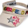 Karl Lagerfeld Paris Womens Cap White Black Fashion-2