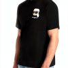 Karl Lagerfeld Paris Mens T-Shirt Graphic Design Casual-2
