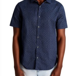 Karl Lagerfeld Paris Mens Button Down Shirt Casual Luxury-0