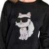 Karl Lagerfeld Paris Womens Pullover Sweater Casual Luxury-4