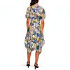 Karl Lagerfeld Paris Womens Dress Silky Crepe Tie Belt-3