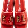 Karl Lagerfeld Paris Womens Slide Sandals Platform Cushioned-1