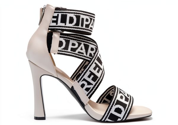 Karl Lagerfeld Paris Strappy Sandals Women Heels Fashion-5