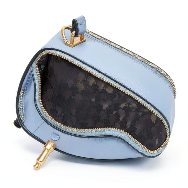 Karl Lagerfeld Paris Crossbody Handbag Women Blue Fog One-4
