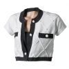 Karl Lagerfeld Paris Womens Pullover Sweater Black White-3