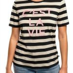 Karl Lagerfeld Paris Womens T-Shirt Soft Casual Short Sleeve-0