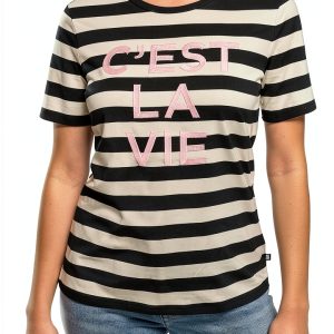 Karl Lagerfeld Paris Womens T-Shirt Soft Casual Short Sleeve-0