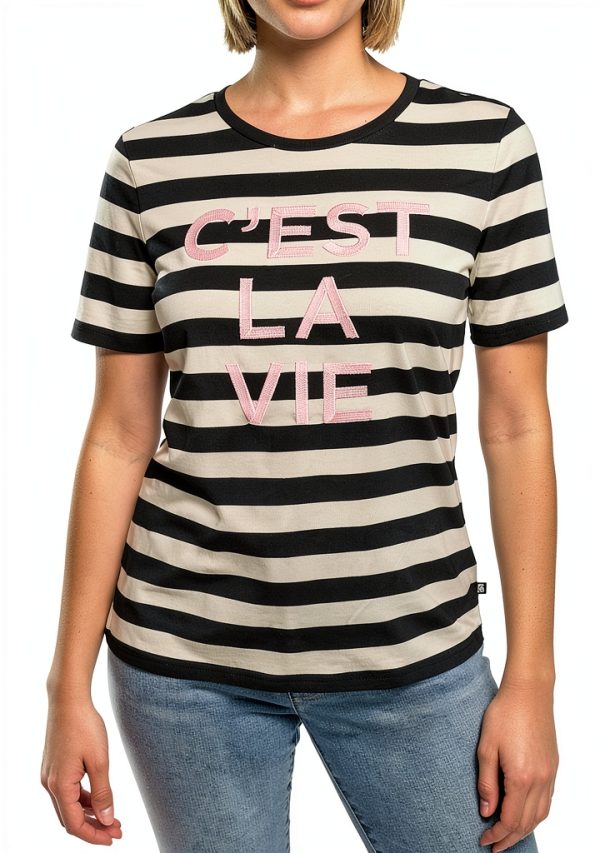 Karl Lagerfeld Paris Womens T-Shirt Soft Casual Short Sleeve-0