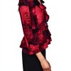 Karl Lagerfeld Paris Womens Shirt Flattering Fit Versatile-2