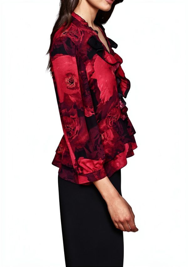 Karl Lagerfeld Paris Womens Shirt Flattering Fit Versatile-2