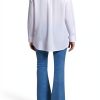 Karl Lagerfeld Paris Womens Button Down Shirt White-3