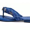 Karl Lagerfeld Paris Womens Flat Sandals Cushioned Insole-1