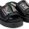 Karl Lagerfeld Paris Womens Slide Sandals Platform Cushioned-0