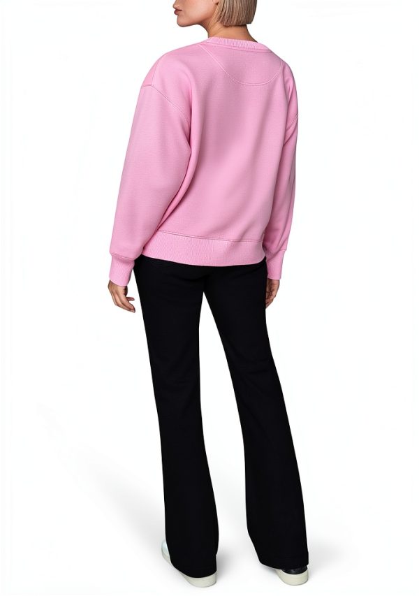 Karl Lagerfeld Paris Womens Sweatshirt Prism Pink Versatile-2