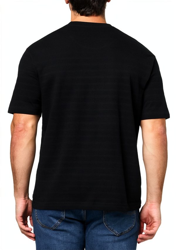 Karl Lagerfeld Paris Mens Striped Short Sleeve Shirt-1