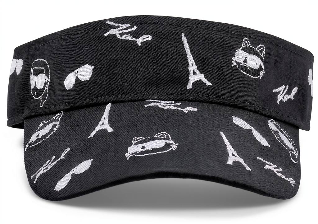 Karl Lagerfeld Paris womens sun hat showcasing its elegant design and fit