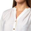 Karl Lagerfeld Paris Womens Work Shirt Flattering Fit-2