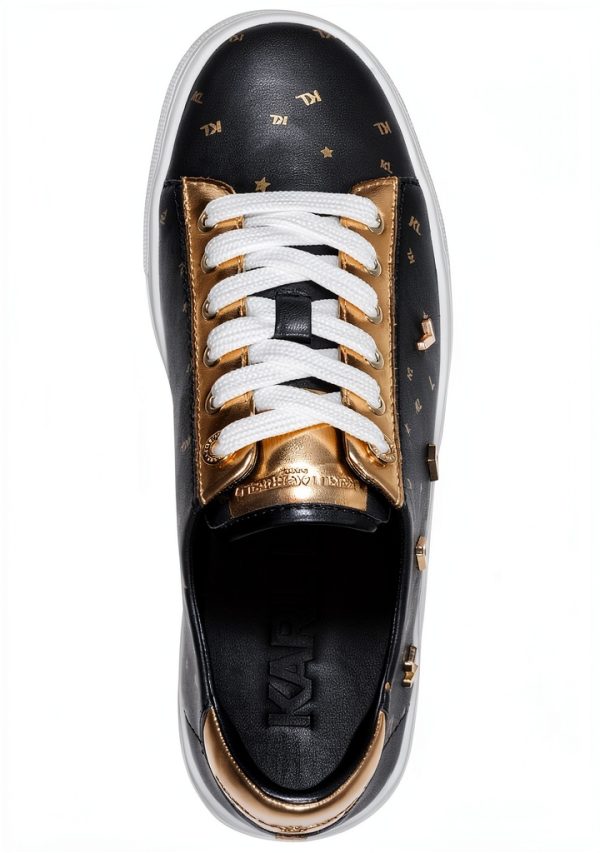 Karl Lagerfeld Paris Womens Fashion Sneakers Platform Lace-1