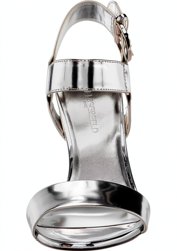 Karl Lagerfeld Paris Womens Boots Silver Gold Black-1