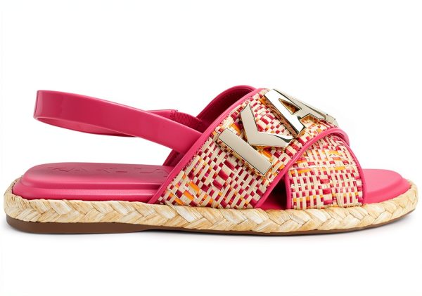 Karl Lagerfeld Paris Womens Slide Sandals Cushioned Insole-4