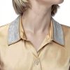 Karl Lagerfeld Paris Womens Button Down Shirt Travel Fit-5