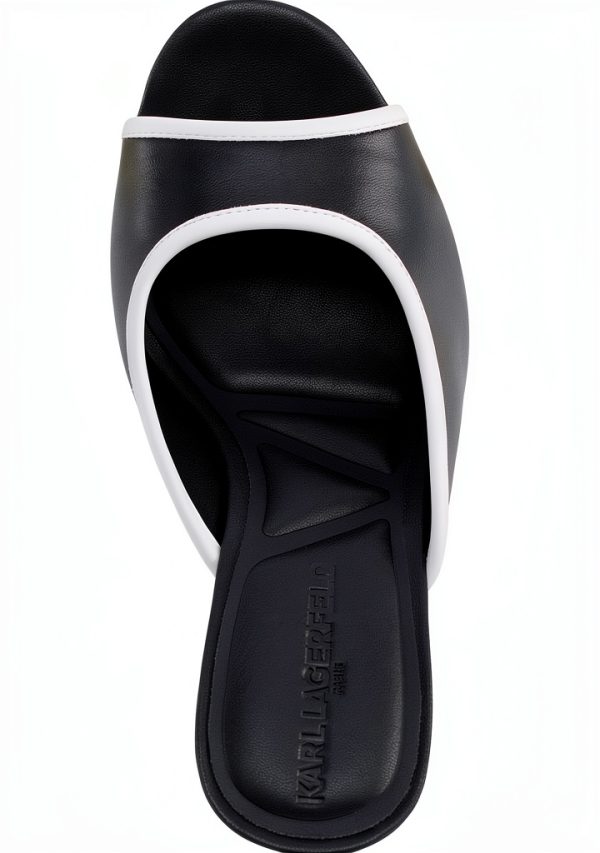 Karl Lagerfeld Paris Womens Heeled Sandals Peep Toe-1