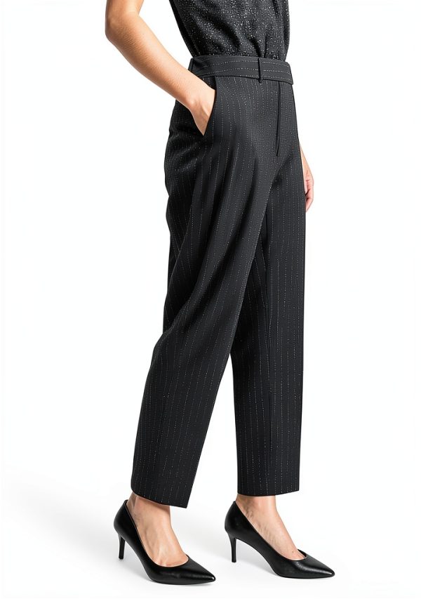 Karl Lagerfeld Paris Womens Work Pants Tailored High Rise-2