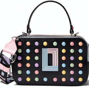 Karl Lagerfeld Simone Crossbody Leather Handbag Womens Bag-0