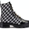 Karl Lagerfeld Paris Womens Combat Boots Mid Shaft Cold-4