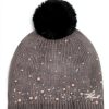 Karl Lagerfeld Paris Womens Beanie Hat Luxury Design-0