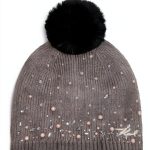 Karl Lagerfeld Paris Womens Beanie Hat Luxury Design-0