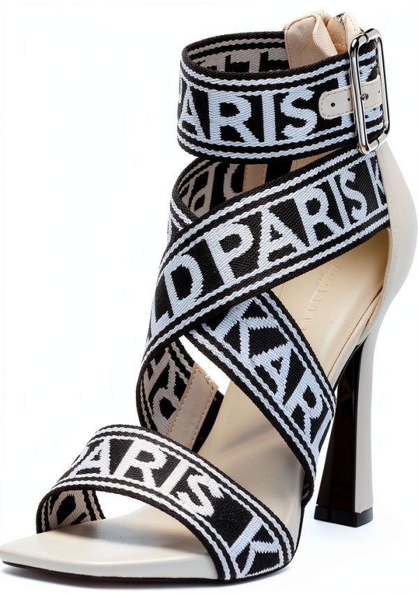 Karl Lagerfeld Paris Strappy Sandals Women Heels Fashion-0