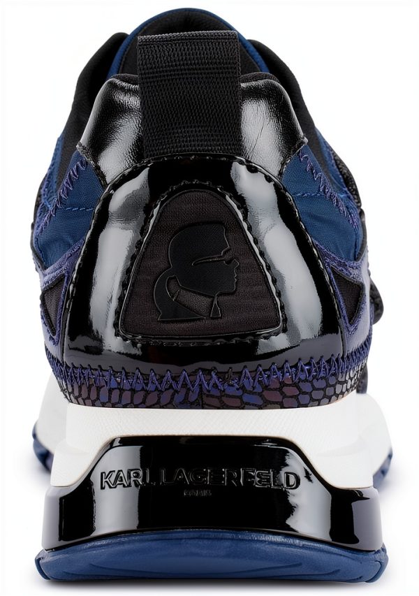 Karl Lagerfeld Paris Womens Slip On Sneaker Navy-1