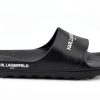 Karl Lagerfeld Paris Mens Sandals Logo Print Pool Slide-4