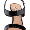 Karl Lagerfeld Paris Womens Heeled Sandals High Ankle Strap-1