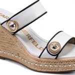 Karl Lagerfeld Paris Womens Sandals Platform Wedge Comfort-0
