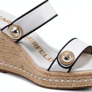 Karl Lagerfeld Paris Womens Sandals Platform Wedge Comfort-0