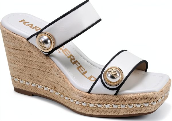Karl Lagerfeld Paris Womens Sandals Platform Wedge Comfort-0