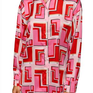 Karl Lagerfeld Paris Womens Button Down Shirt Parfait Multi-0