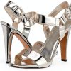 Karl Lagerfeld Paris Womens Boots Silver Gold Black-6