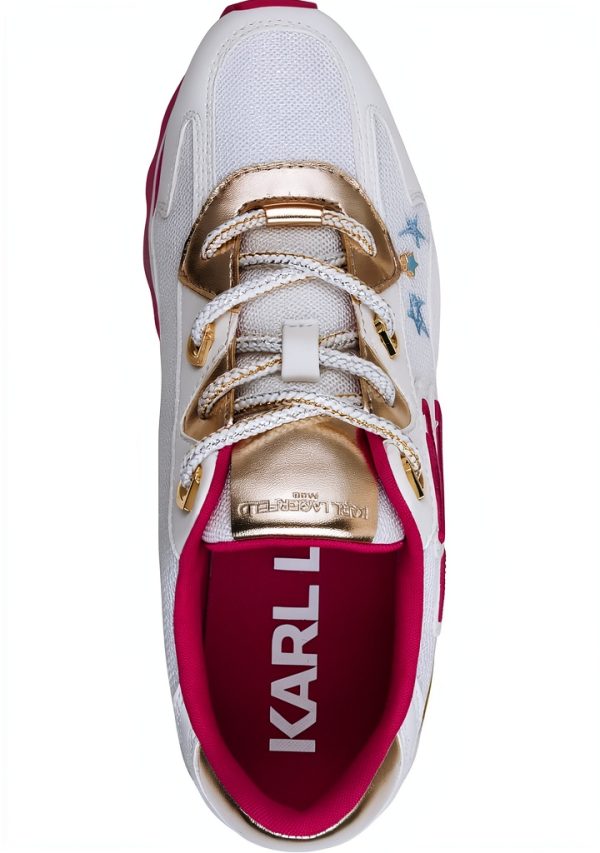 Karl Lagerfeld Paris Womens Fashion Sneakers Bright White-1