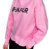 Karl Lagerfeld Paris Womens Sweatshirt Prism Pink Versatile-1