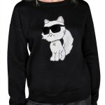 Karl Lagerfeld Paris Womens Pullover Sweater Casual Luxury-0