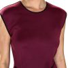 Karl Lagerfeld Paris Sleeveless Scuba Crepe Midi Dress-5